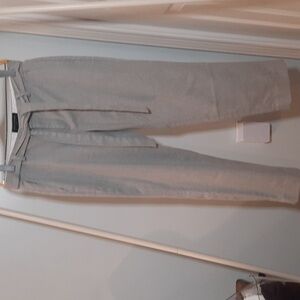 Banana Republic Avery Gray Textured Ankle Pants sz 6